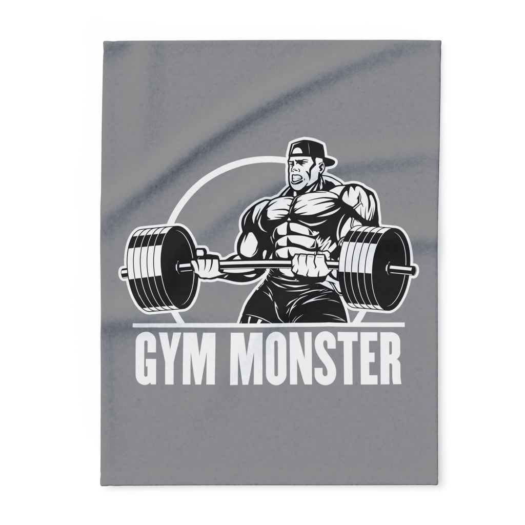 GymMonster-Arctic Fleece Blanket