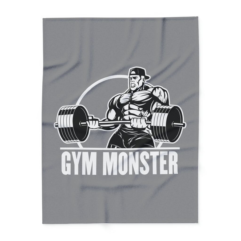 GymMonster-Arctic Fleece Blanket