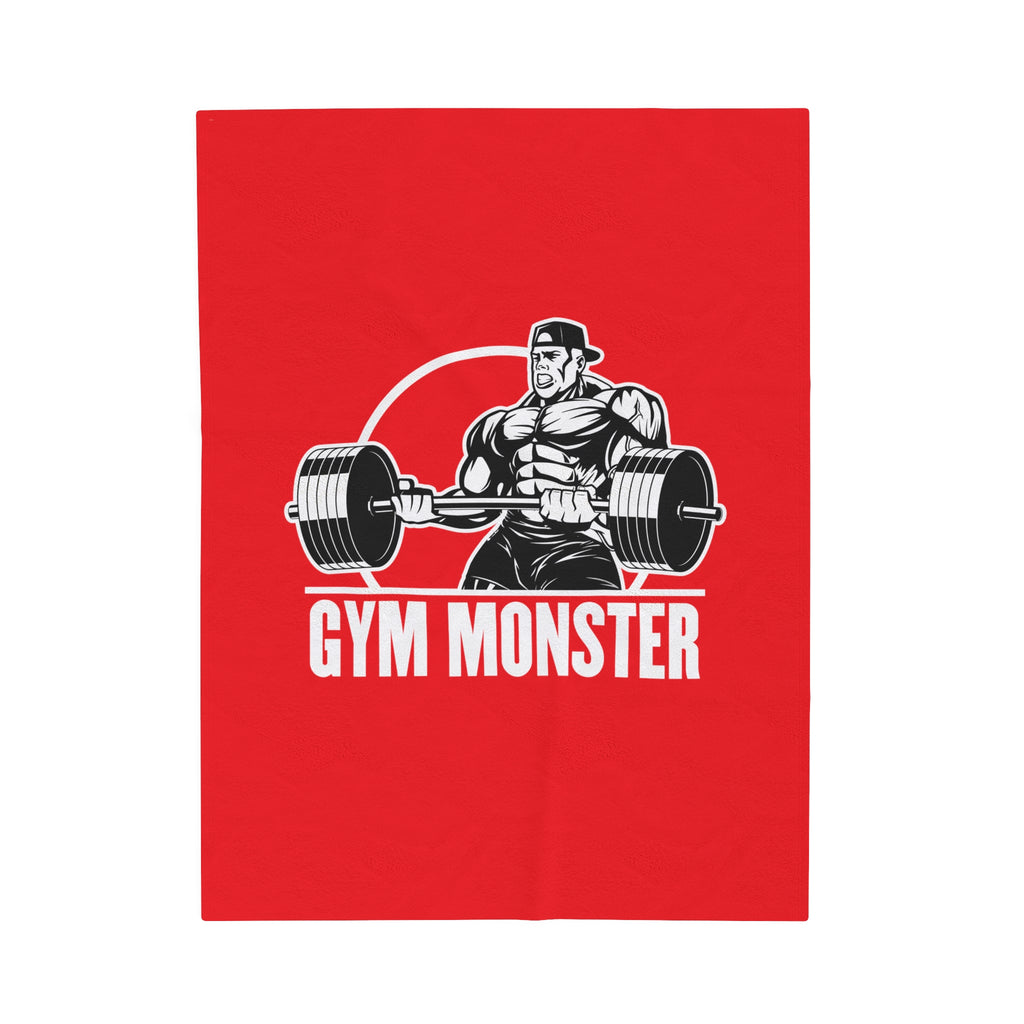 GymMonster-Velveteen Plush Blanket