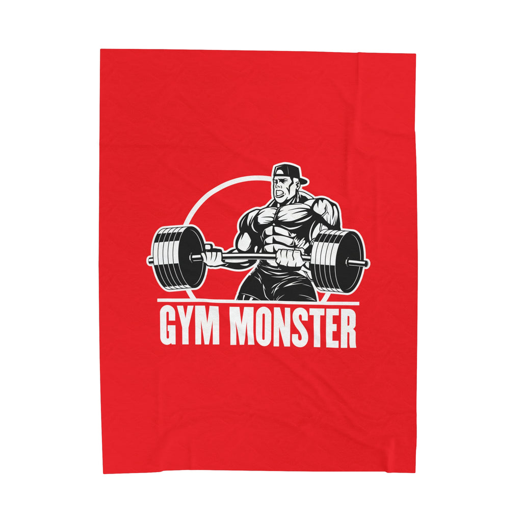 GymMonster-Velveteen Plush Blanket