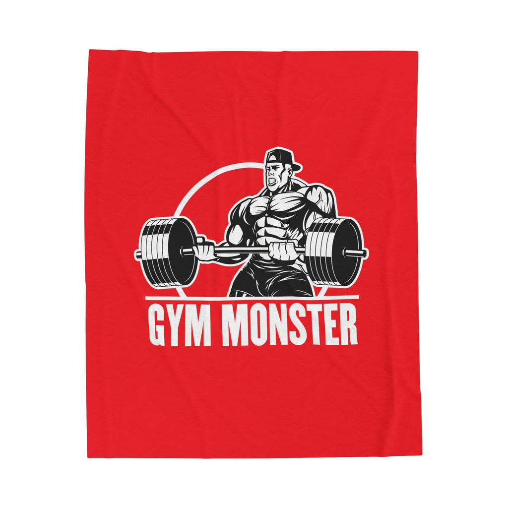 GymMonster-Velveteen Plush Blanket