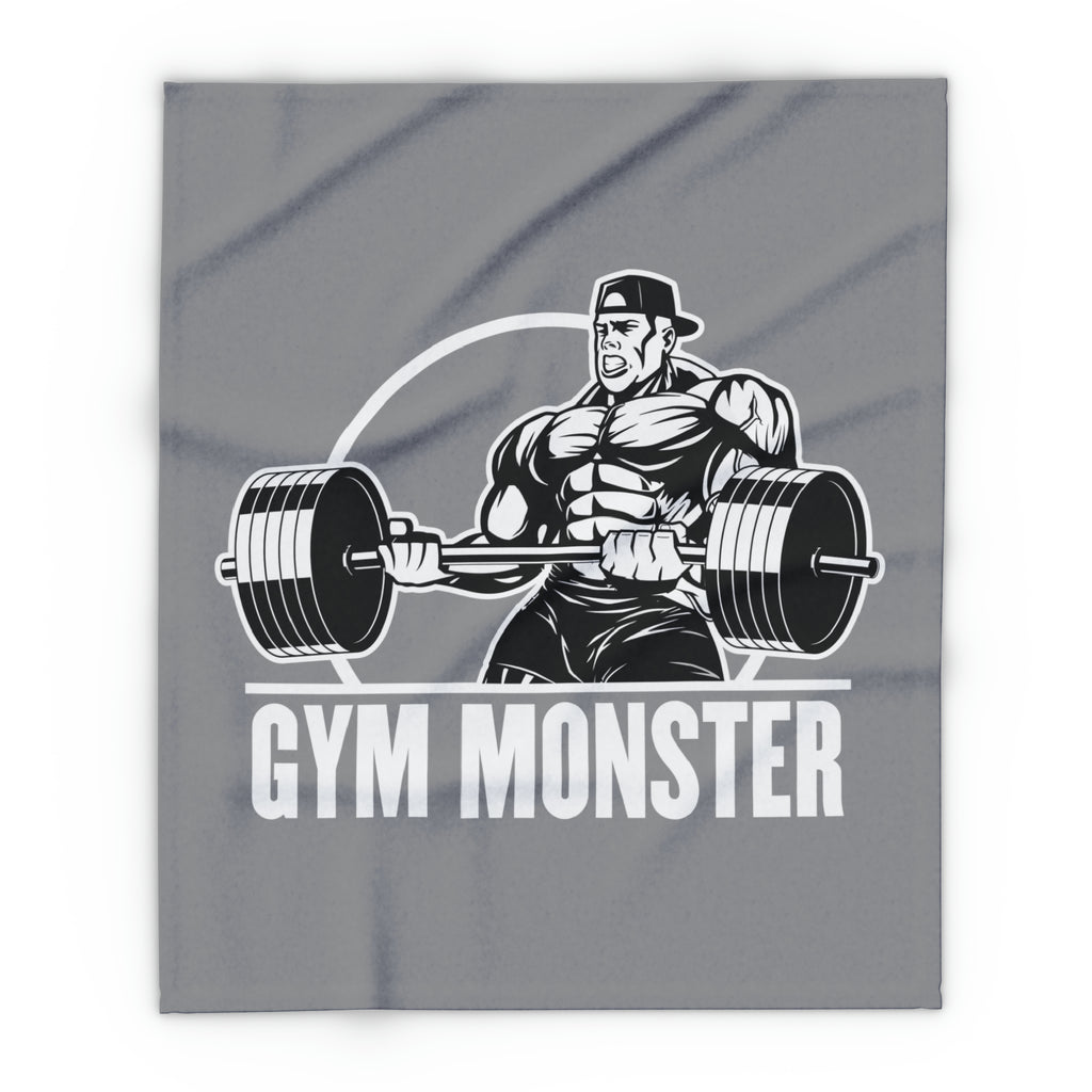 GymMonster-Arctic Fleece Blanket