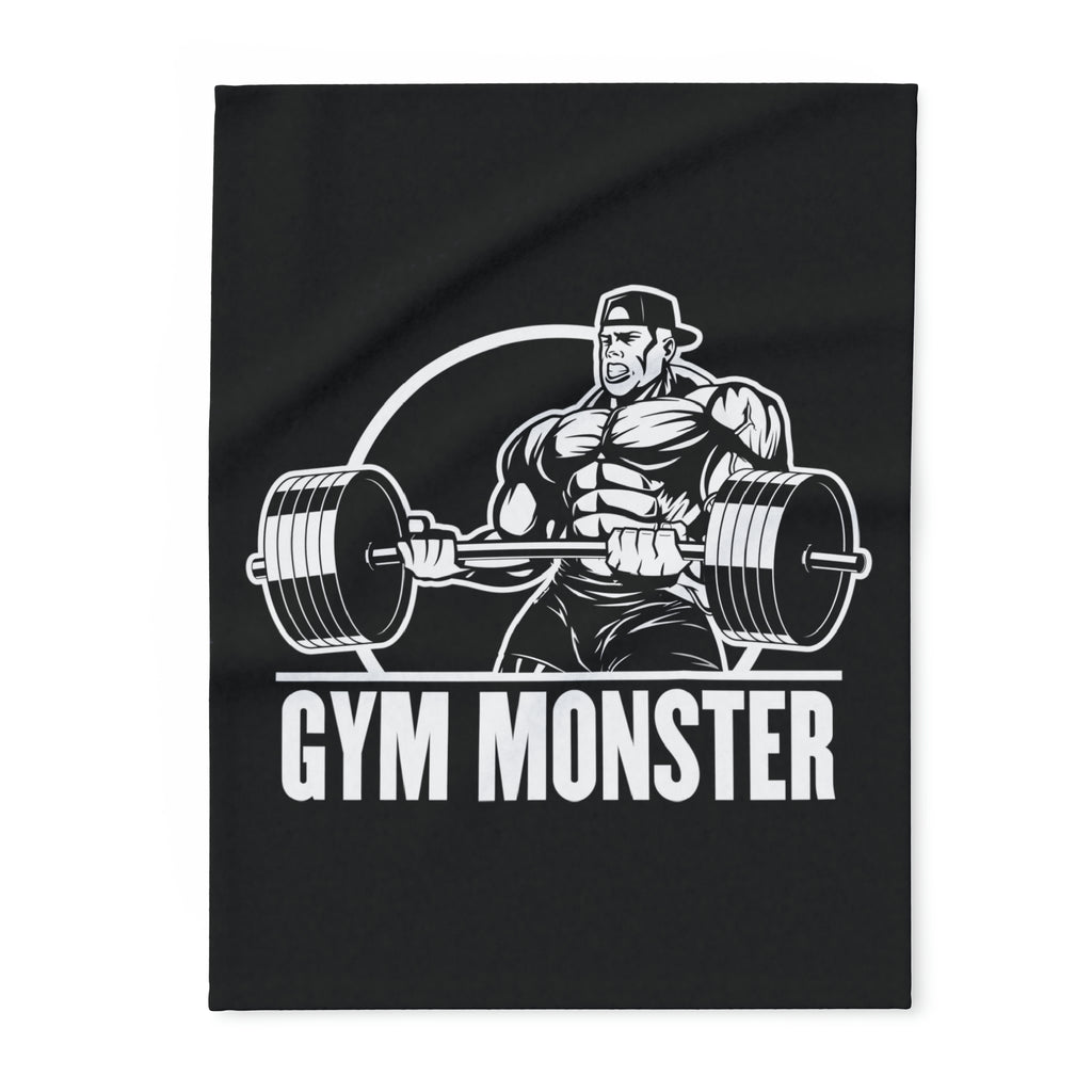 GymMonster-Arctic Fleece Blanket