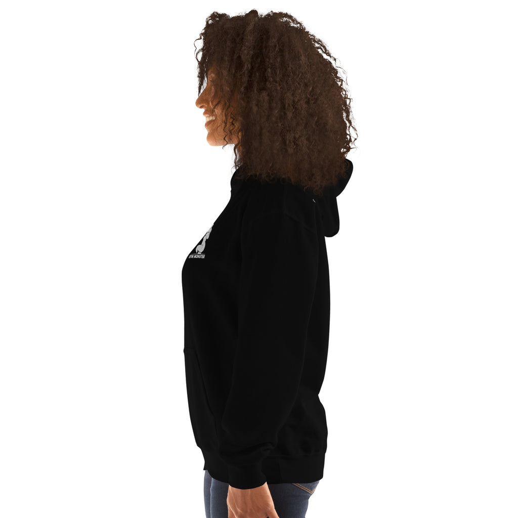 Lady Gym Monster Embroidered logo Hoodie