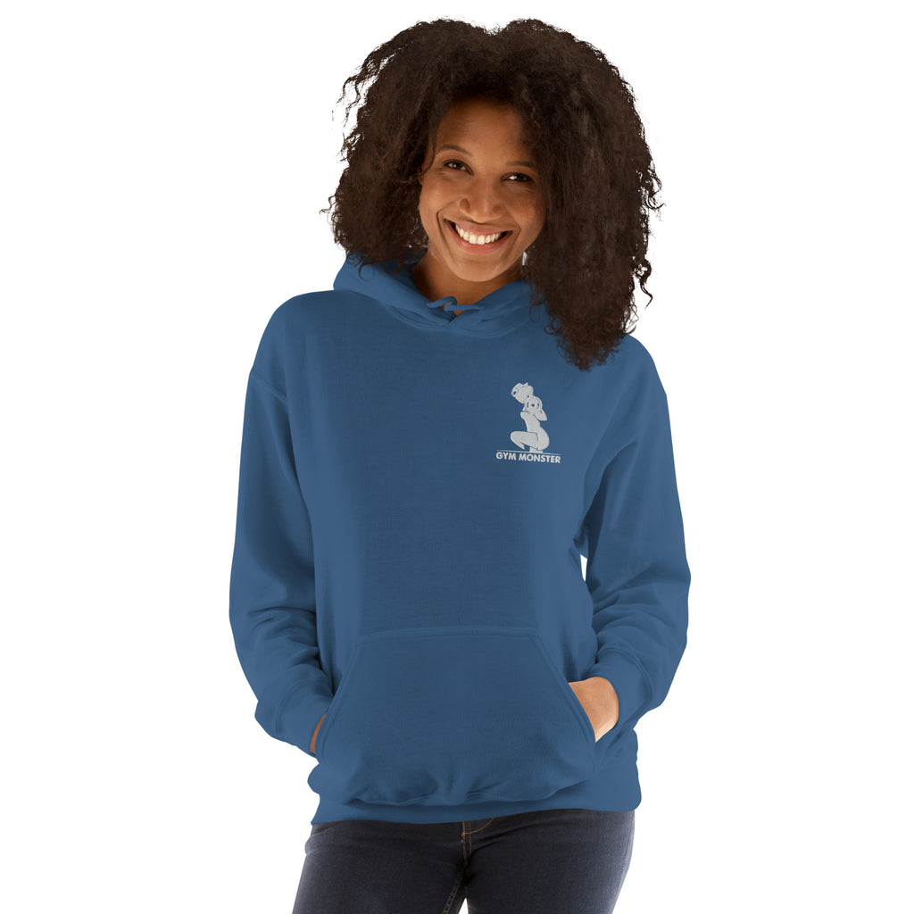 Lady Gym Monster Embroidered logo Hoodie