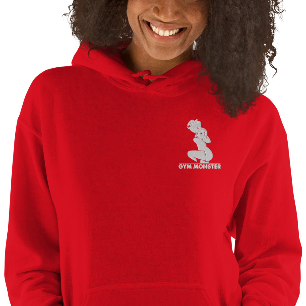 Lady Gym Monster Embroidered logo Hoodie