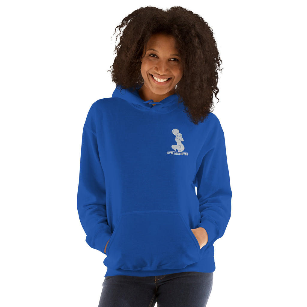 Lady Gym Monster Embroidered logo Hoodie