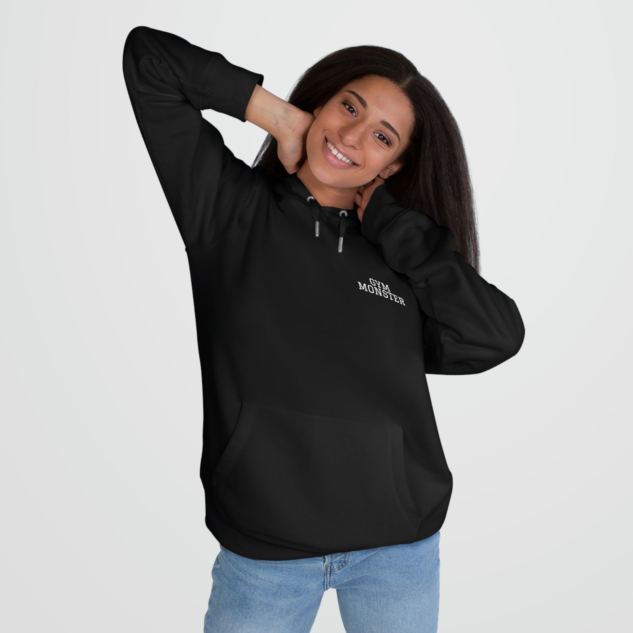 GYM MONSTER Big Crescent Logo Hoodie