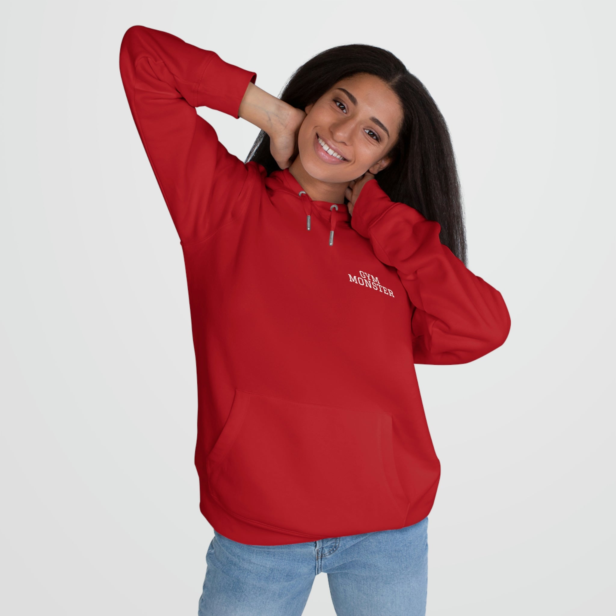 GYM MONSTER Big Crescent Logo Hoodie