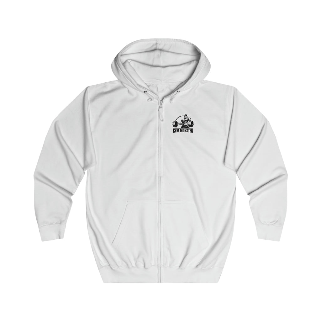 GYM MONSTER Men's Full Zip Hoodie