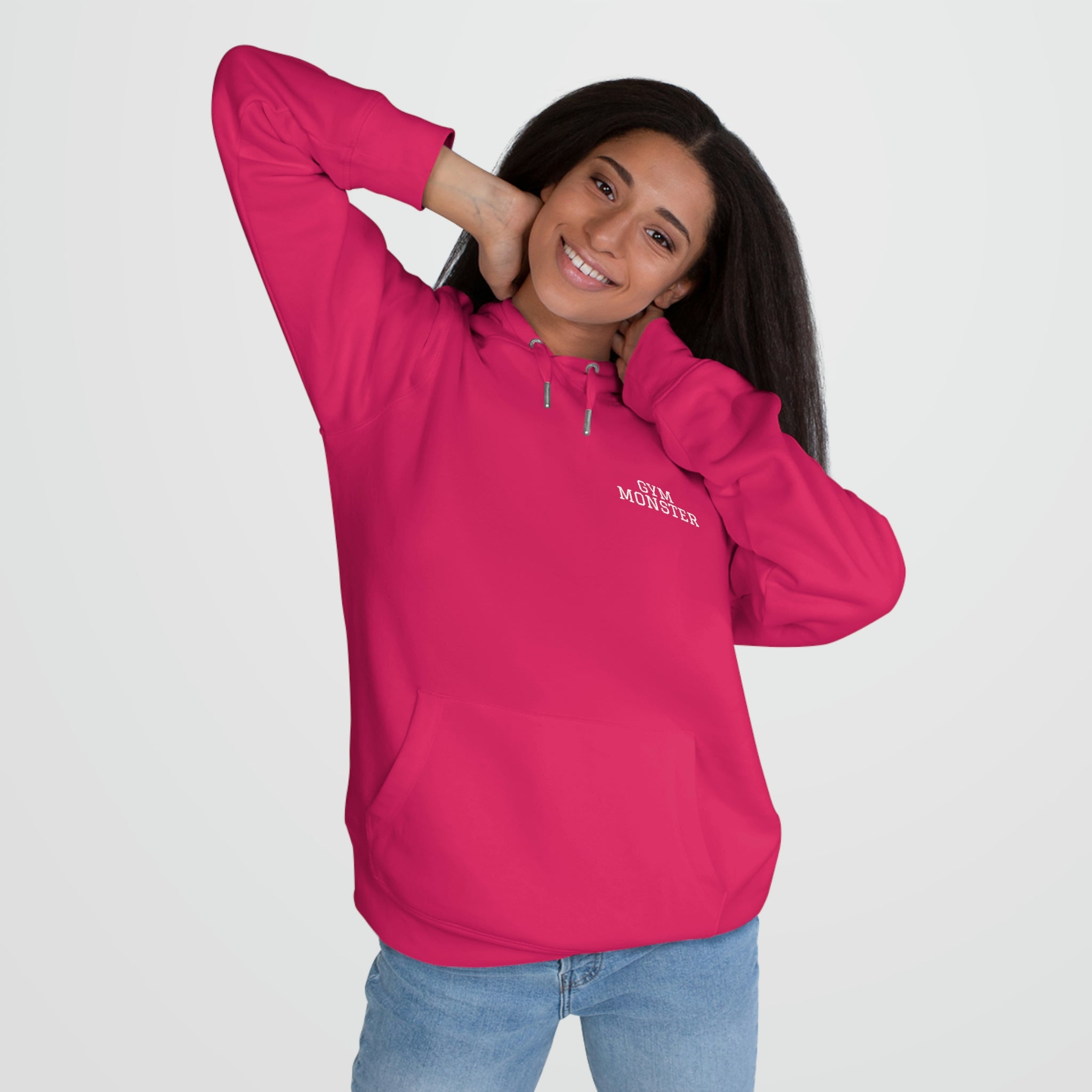 GYM MONSTER Big Crescent Logo Hoodie