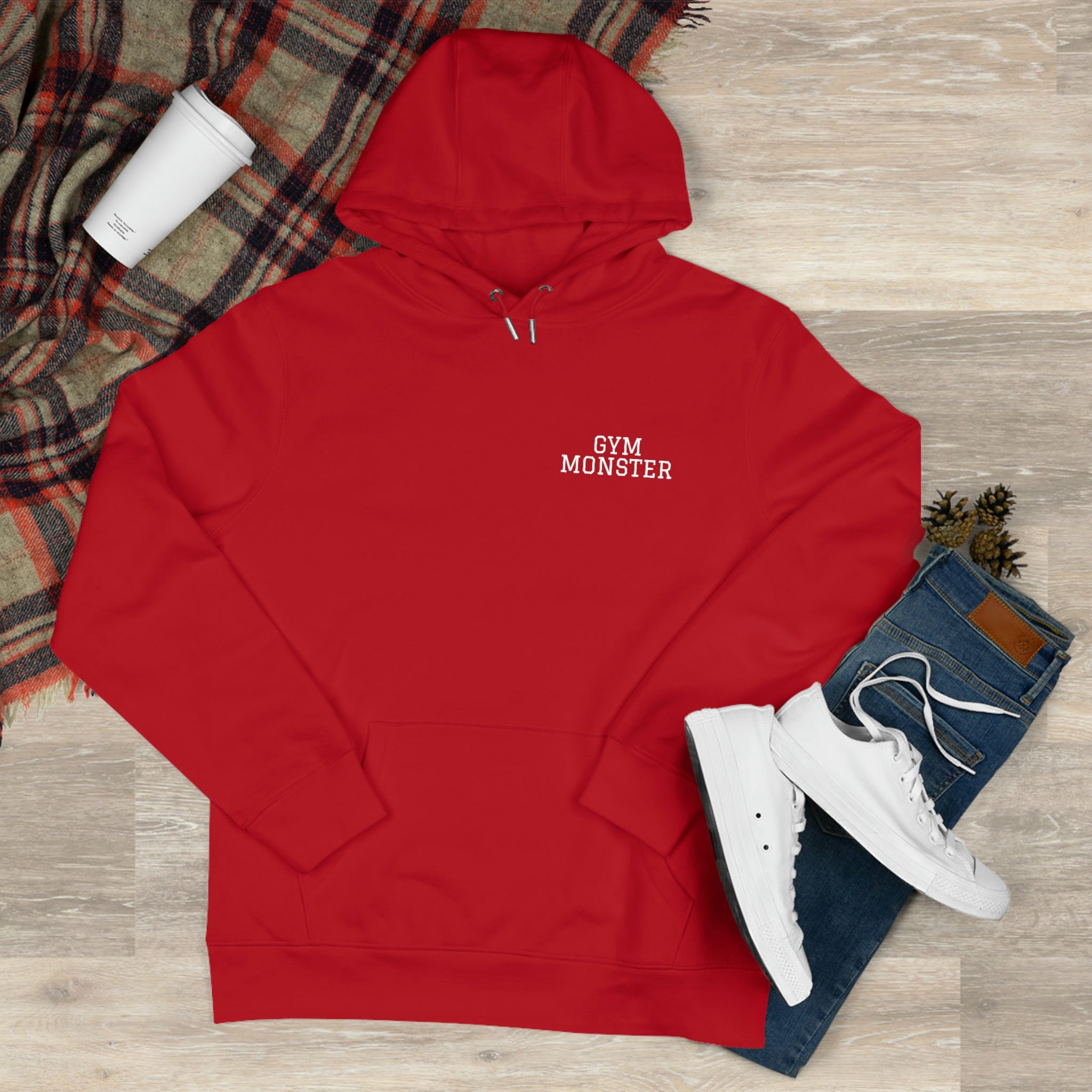 GYM MONSTER Big Crescent Logo Hoodie