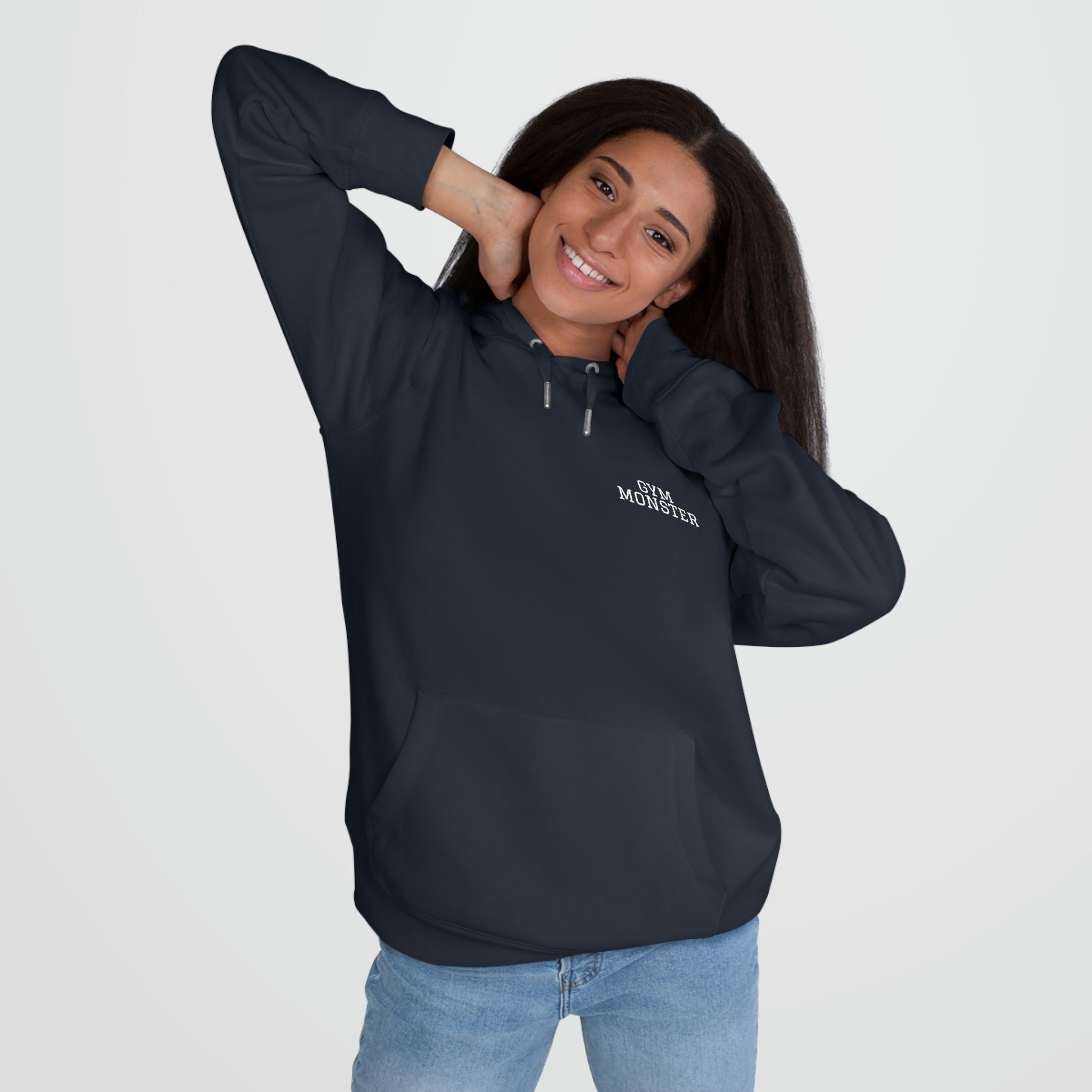 GYM MONSTER Big Crescent Logo Hoodie