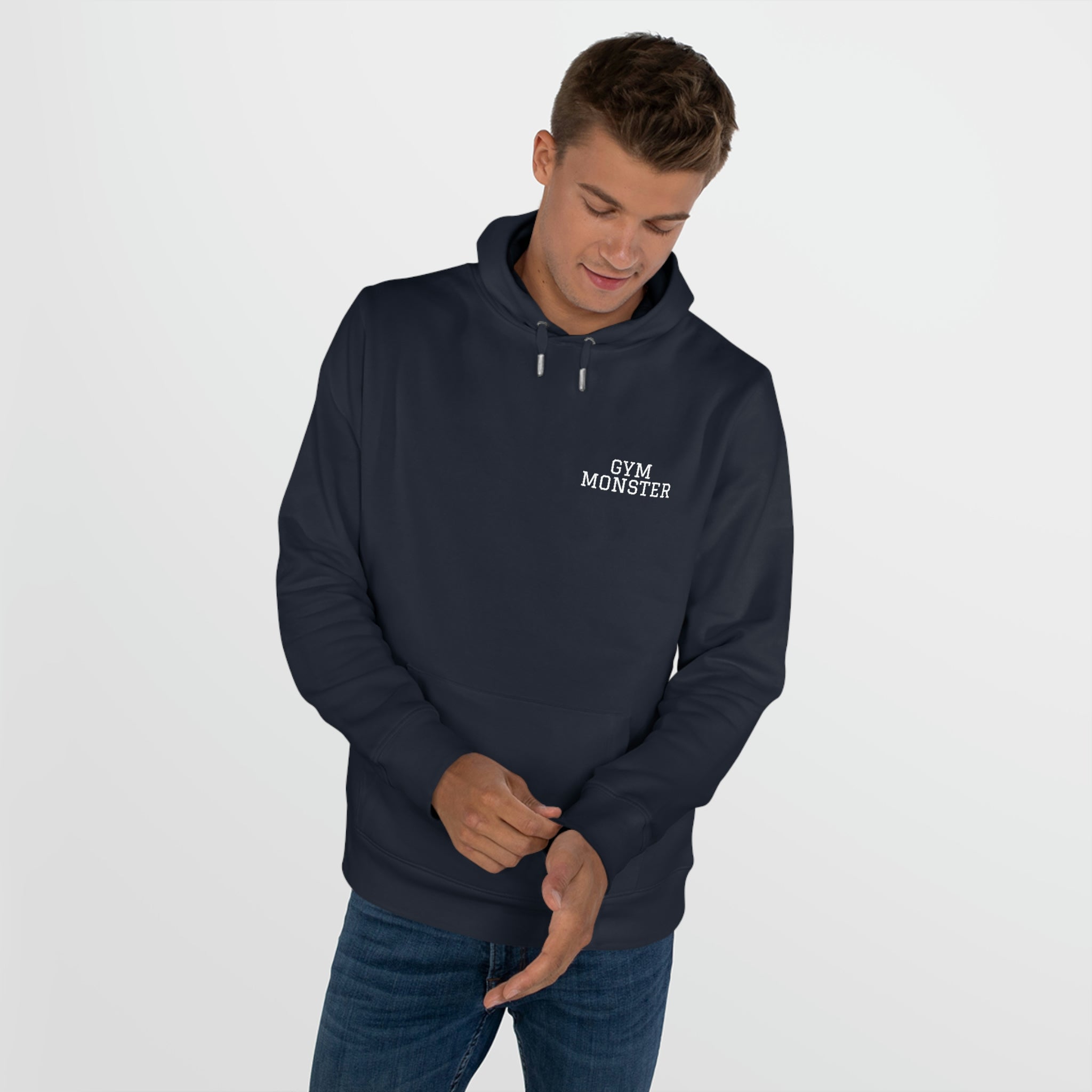 GYM MONSTER Big Crescent Logo Hoodie