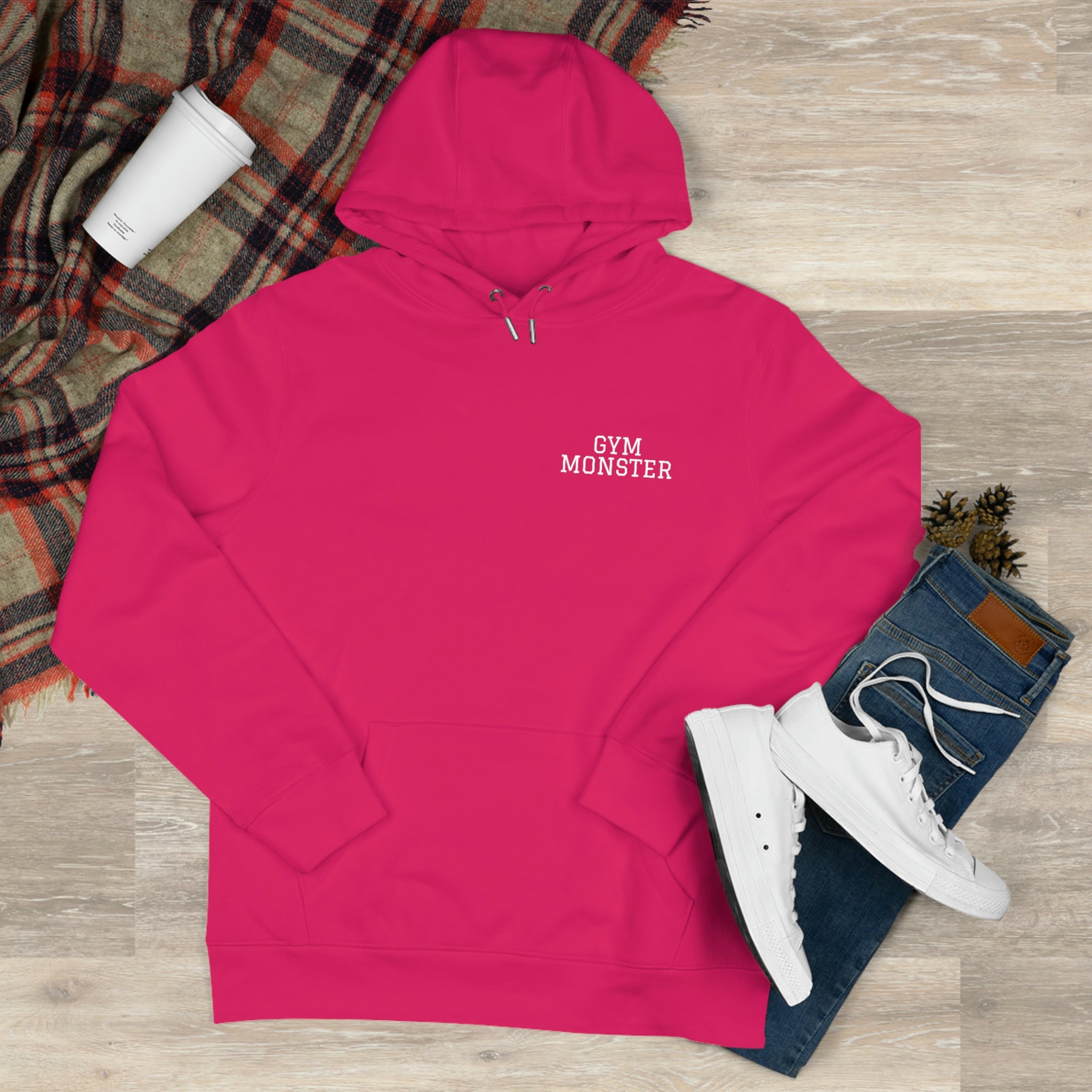 GYM MONSTER Big Crescent Logo Hoodie
