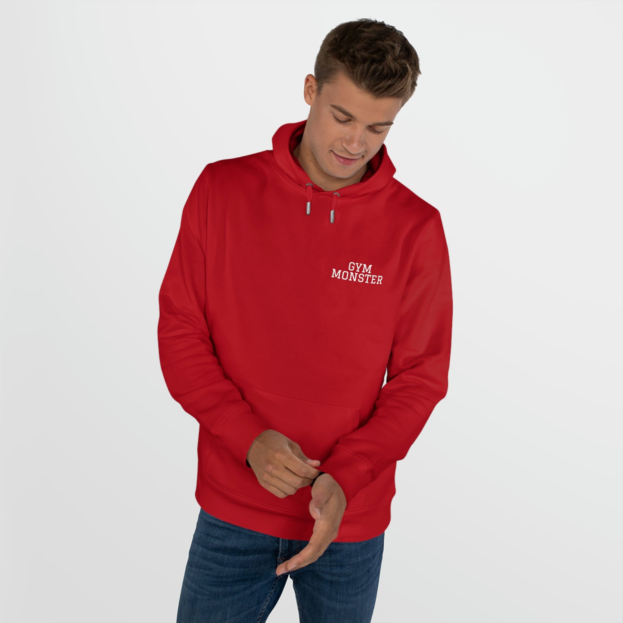 GYM MONSTER Big Crescent Logo Hoodie