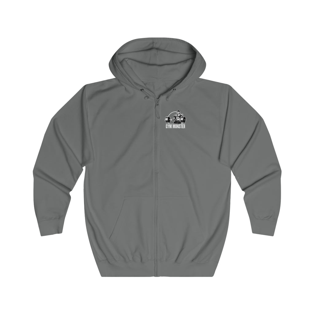 GYM MONSTER Men's Full Zip Hoodie