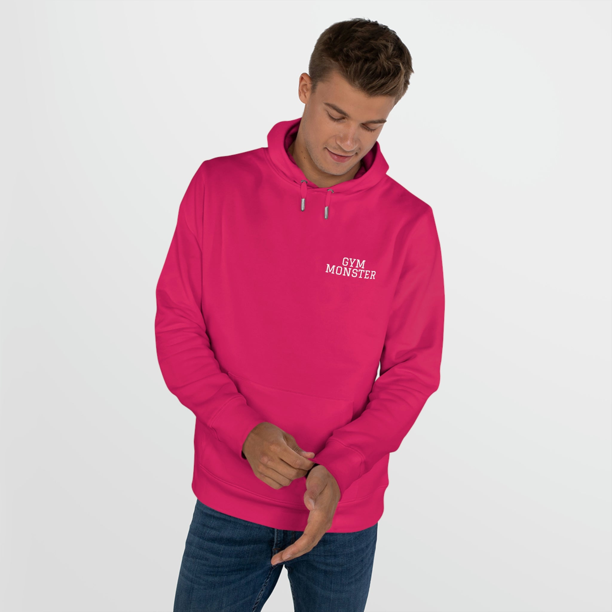 GYM MONSTER Big Crescent Logo Hoodie