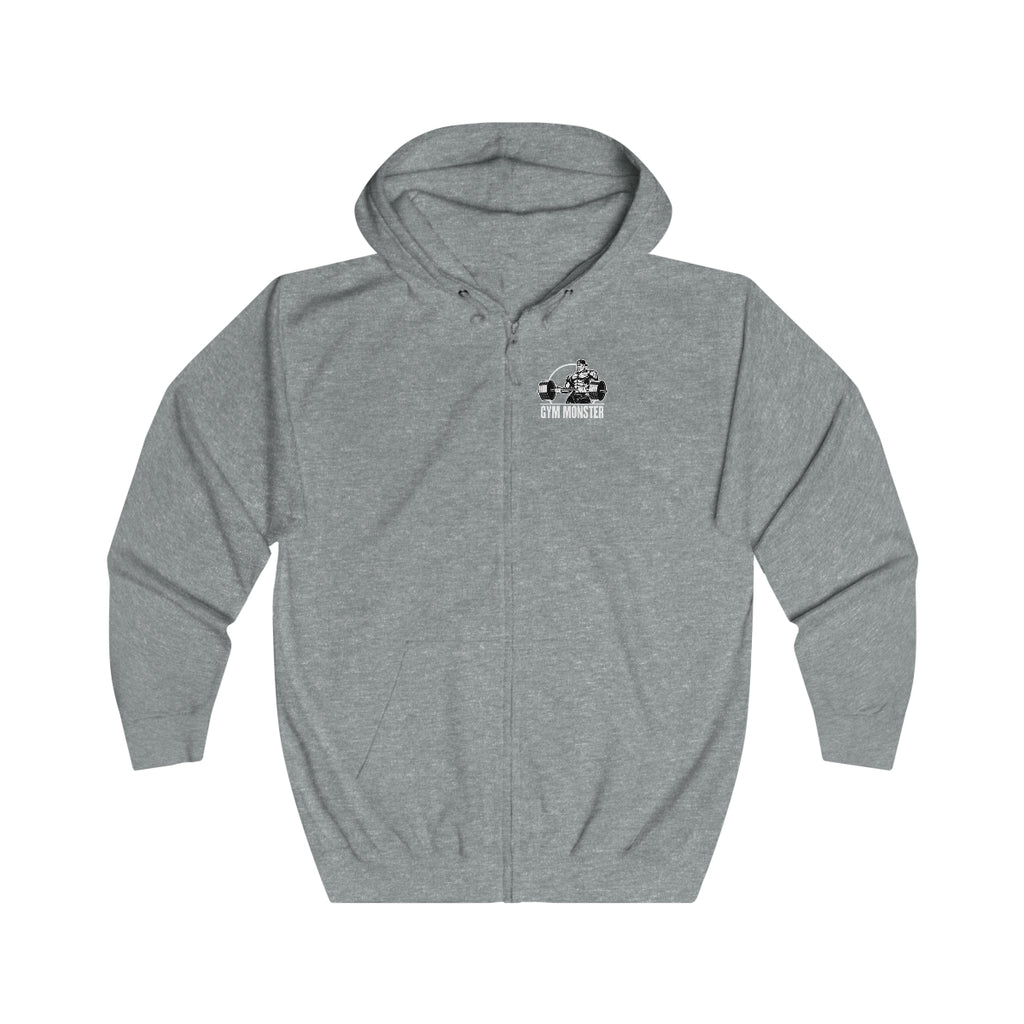 GYM MONSTER Men's Full Zip Hoodie