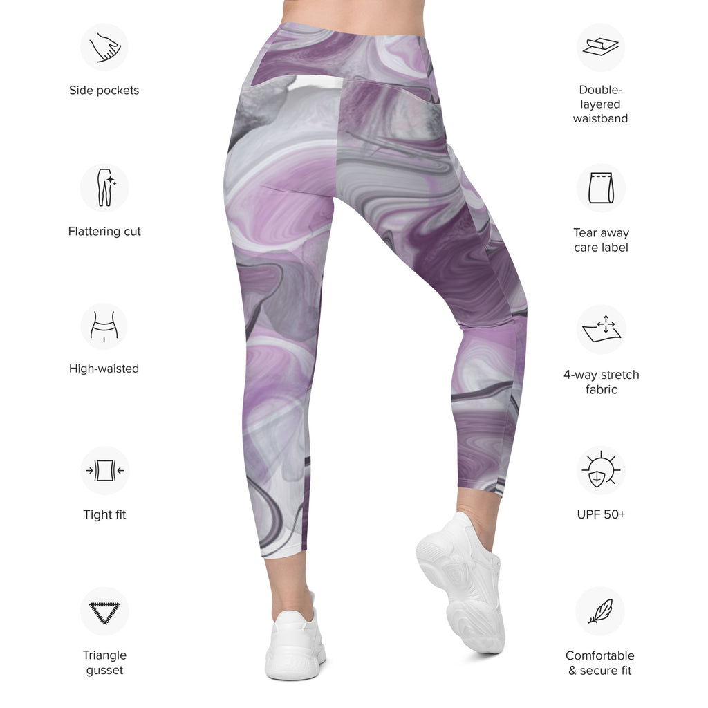 Lady Gym Monster Leggings-Purple Plasma