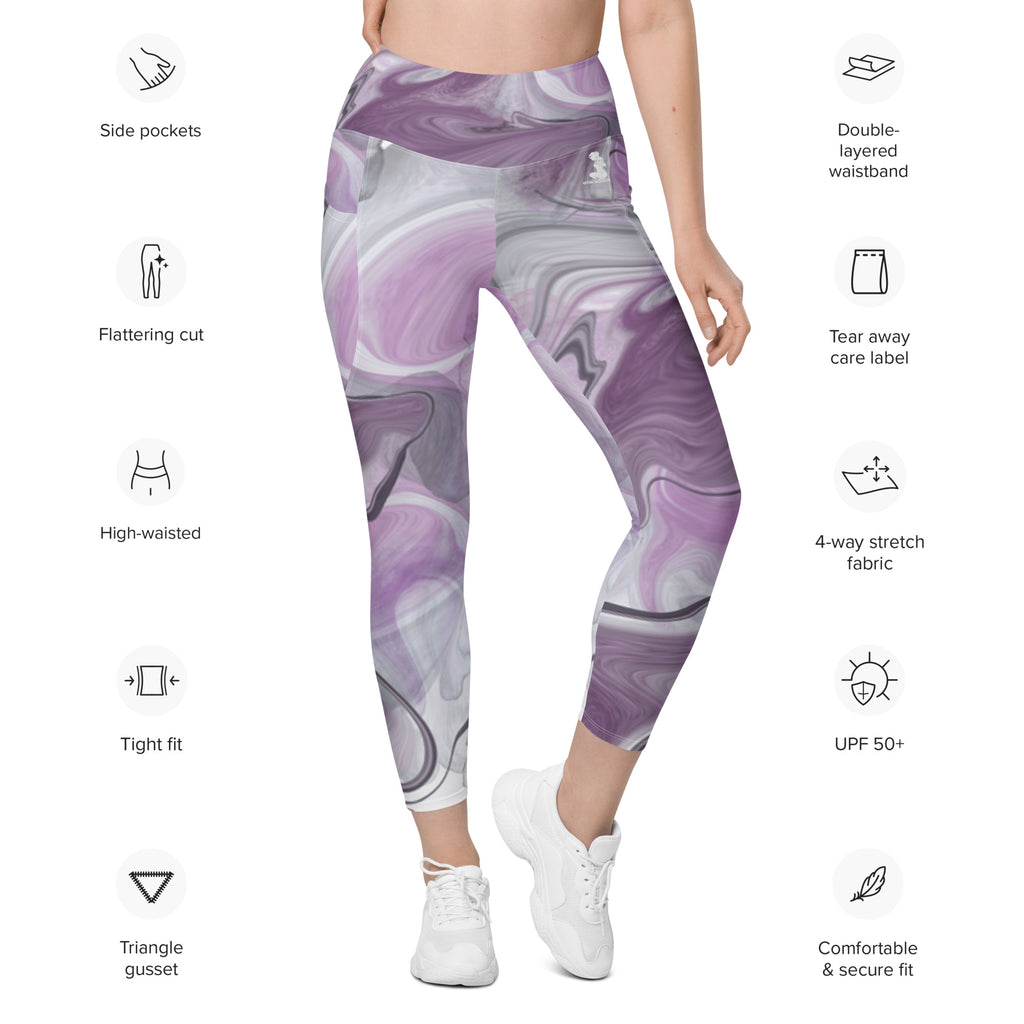 Lady Gym Monster Leggings-Purple Plasma