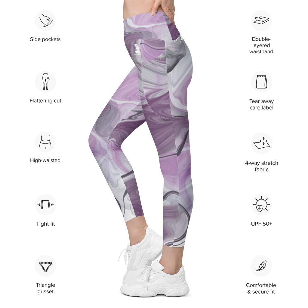 Lady Gym Monster Leggings-Purple Plasma