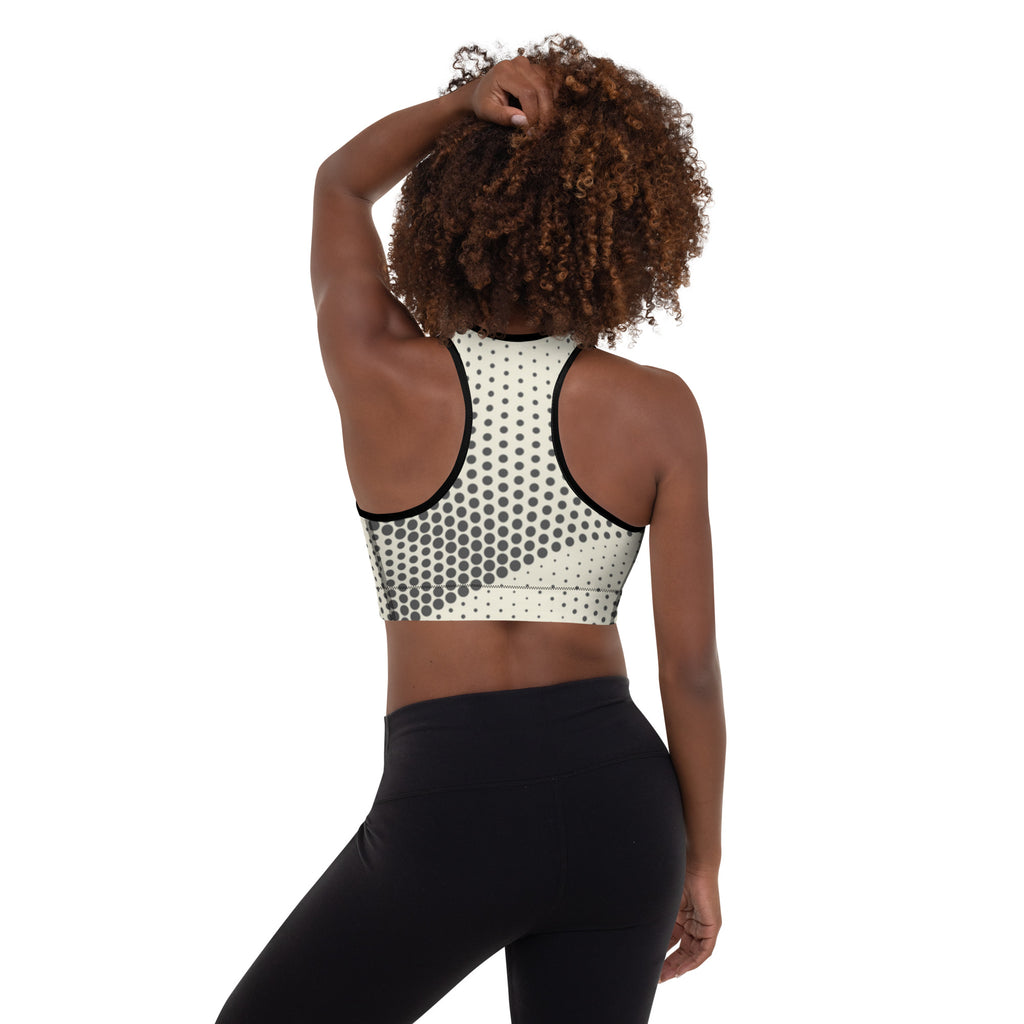 Lady Gym Monster Padded Sports Bra-P.Dot