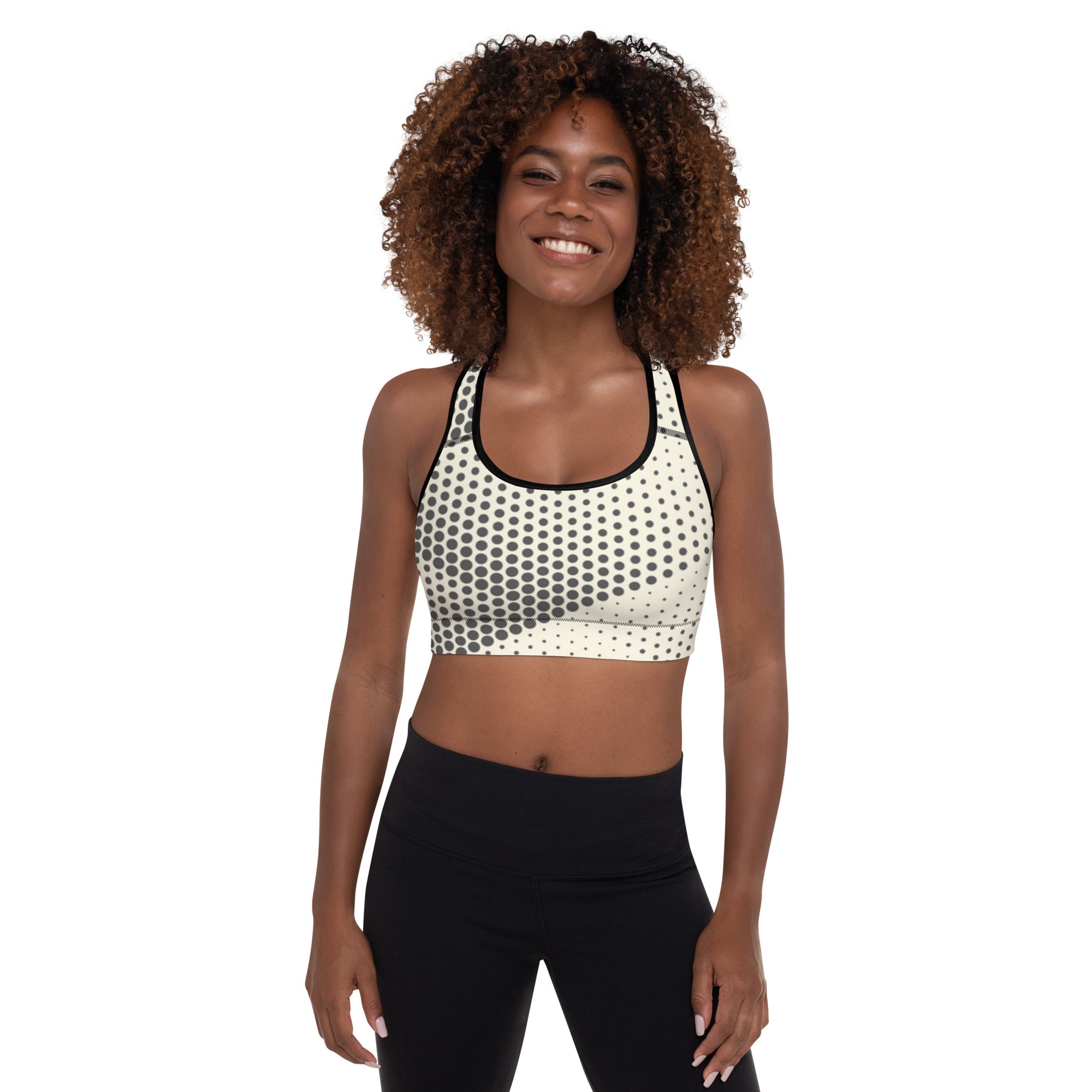 Lady Gym Monster Padded Sports Bra-P.Dot