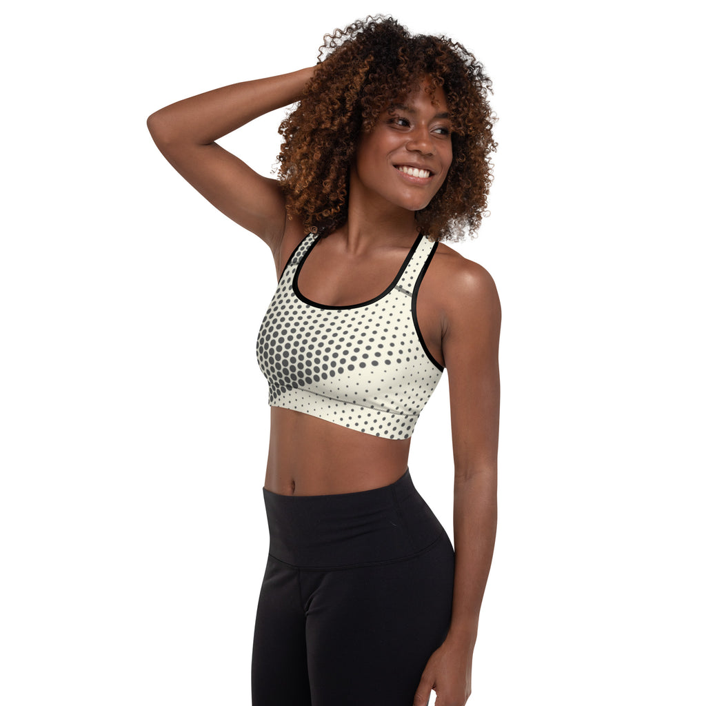 Lady Gym Monster Padded Sports Bra-P.Dot