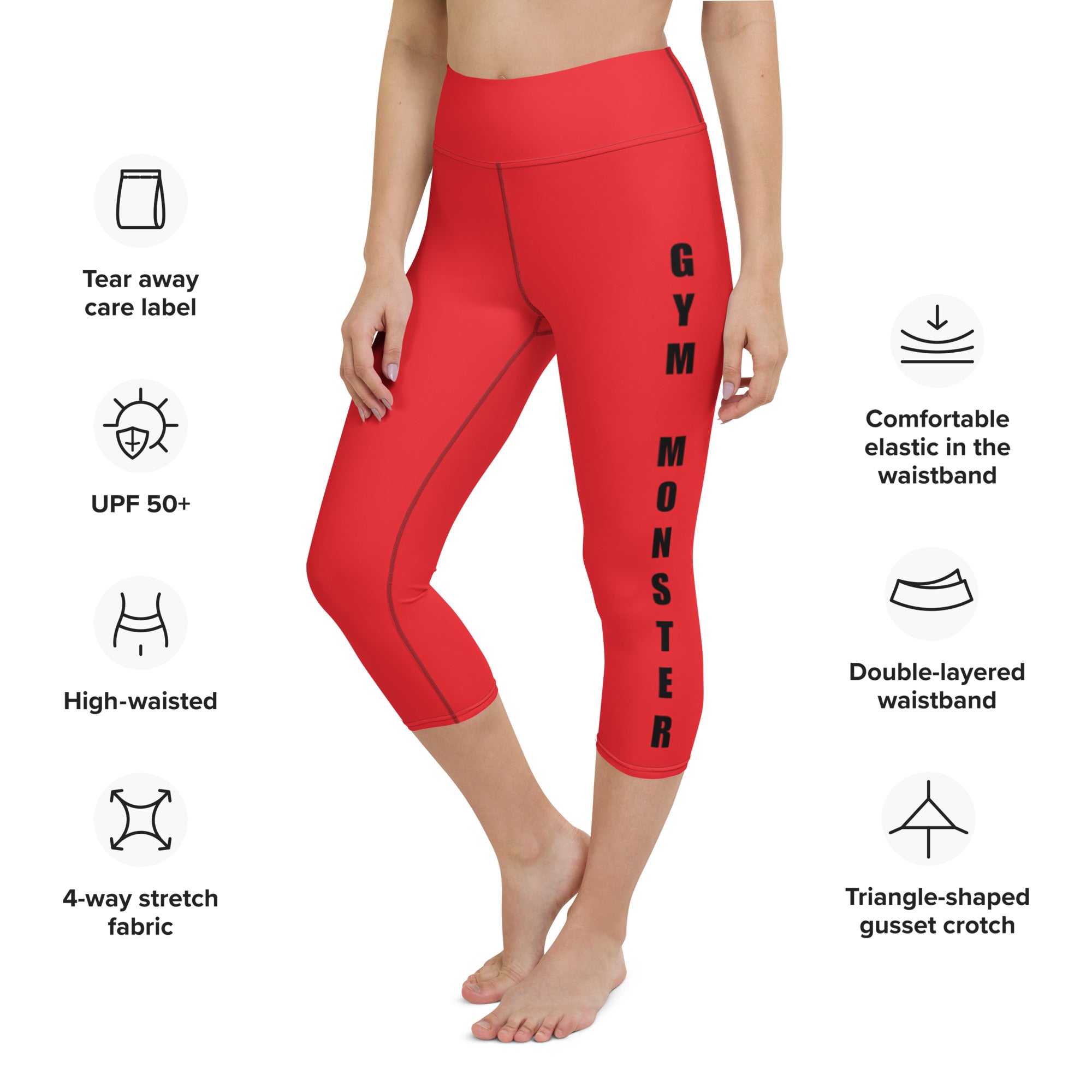 Lady Gym Monster Yoga Capri Leggings