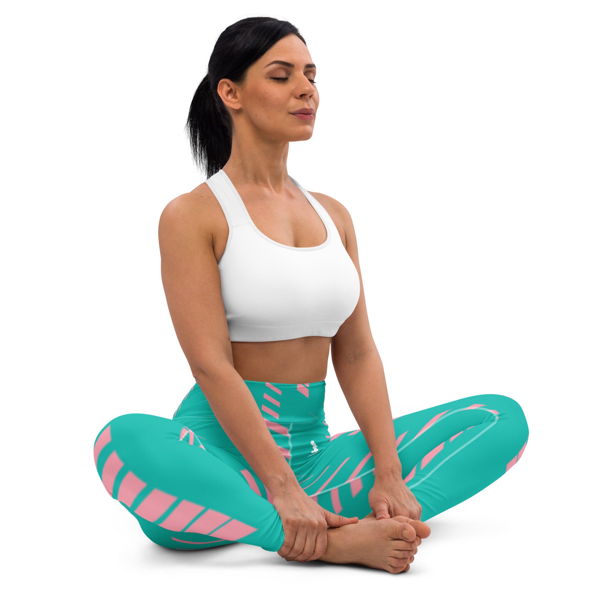 Lady Gym Monster Sports Leggings-Stripes