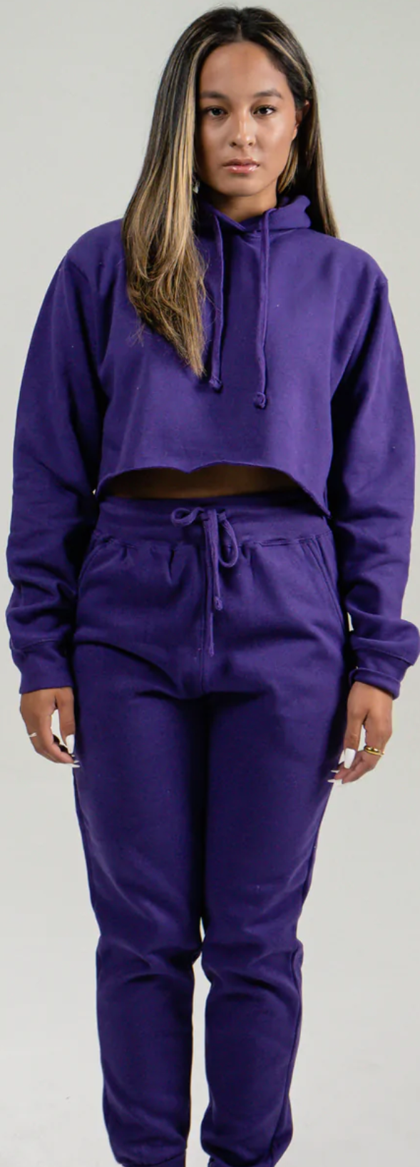 Lady Gym Monster Crop Top Sweatsuit